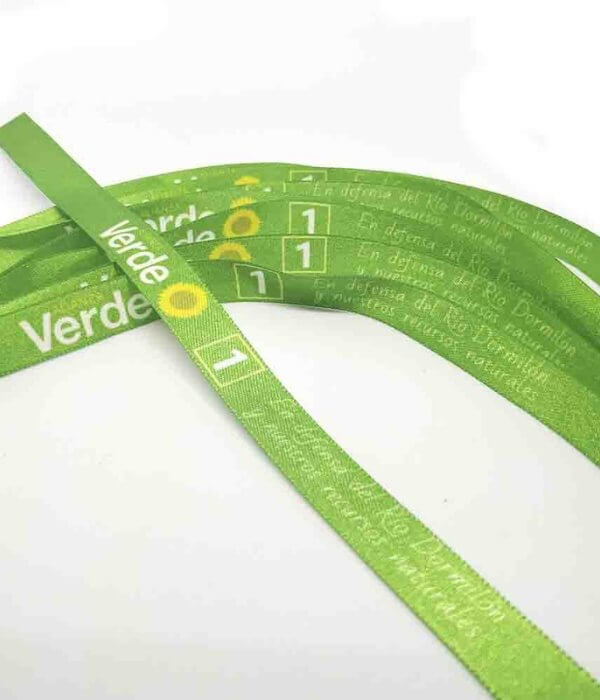 manillas personalizadas partido verde